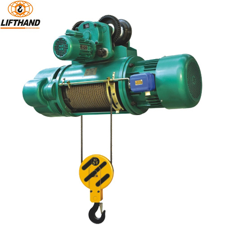 CD electric wire rope hoist with motorized trolley