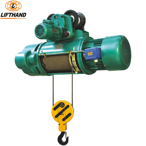 CD electric wire rope hoist with motorized trolley