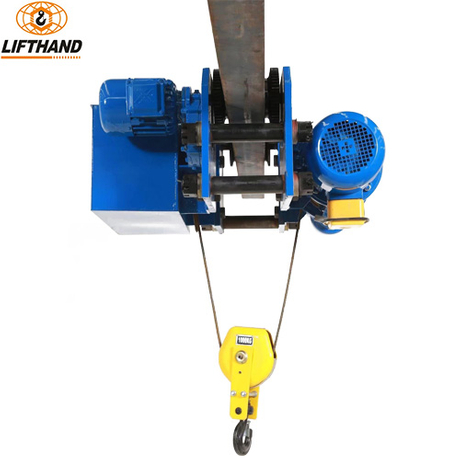 CD electric wire rope hoist with motorized trolley