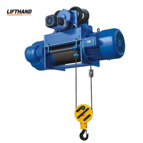 CD electric wire rope hoist with motorized trolley