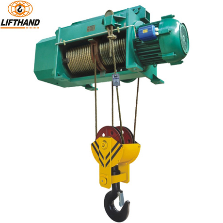 CD electric wire rope hoist with motorized trolley