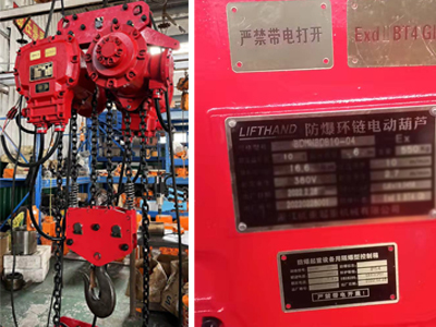 explosion proof hoist 10t