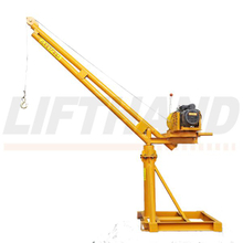 Grúa de mono eléctrico amarillo grúa portátil