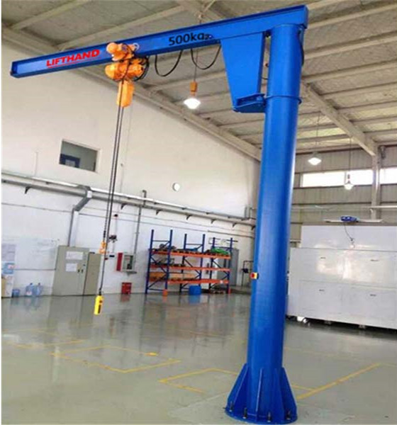 Foot Mounted Jib Cranes With Hoist