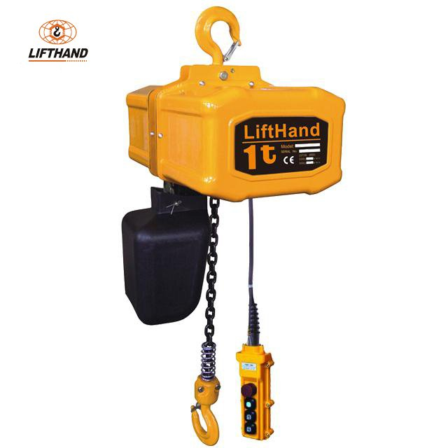 110V 220V Single Phase Electric Chain Hoist 500kg 1 Ton 2Ton 